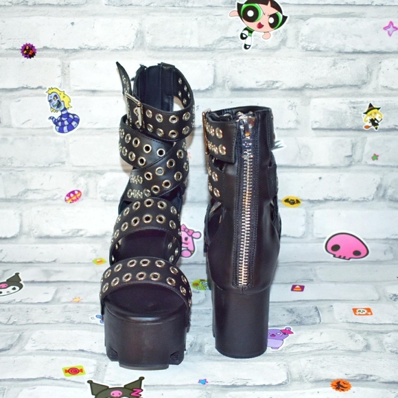 Current Mood Platform Sandals US 9 UK 7 Dolls Kill - Picture 3 of 5